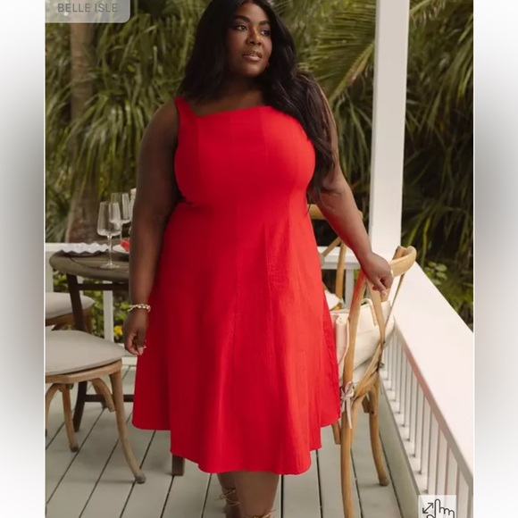 torrid Dresses & Skirts - Belle Isle by Torrid Fit and Flare Midi dress size 20 NWT